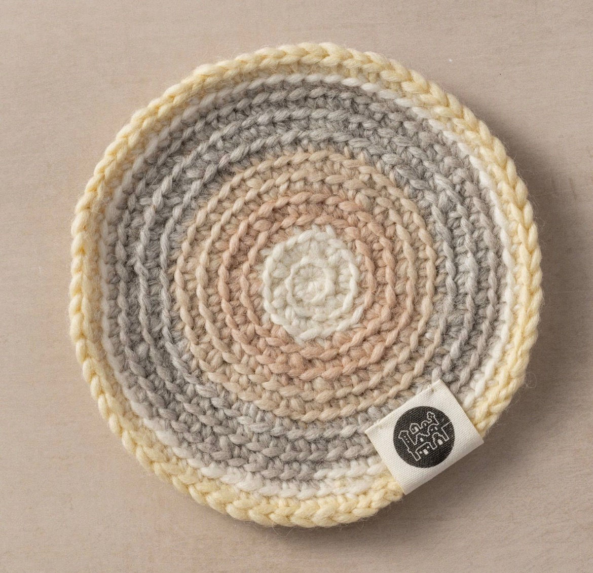 10k Villages Watercolor Crochet Trivet