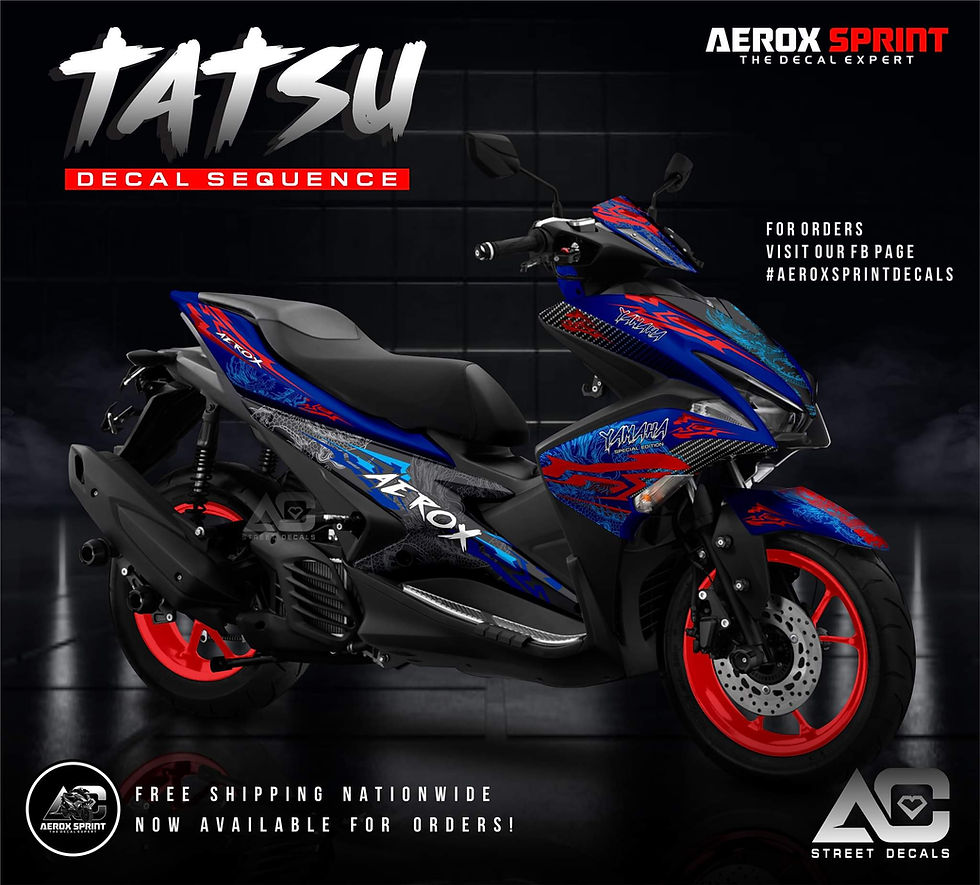Aerox Tatsu Decals