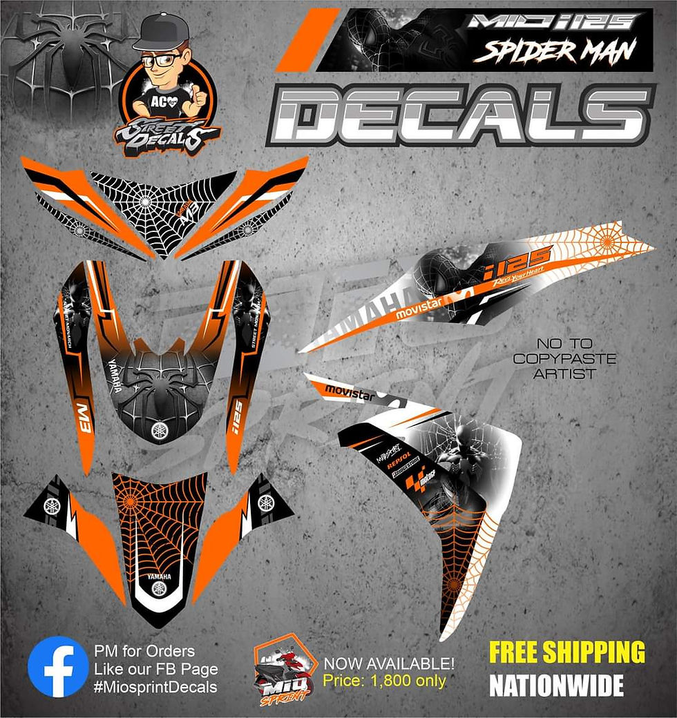 Thumbnail: Spider Man Decals