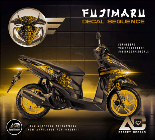 CLICK V3 FUJIMARU DECALS ACLove Street Decals