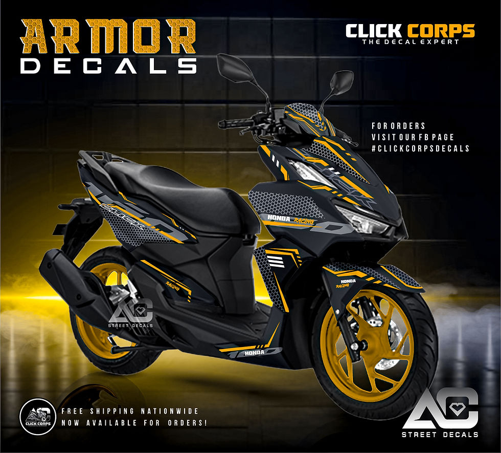 Thumbnail: CLICK 160 ARMOR DECALS