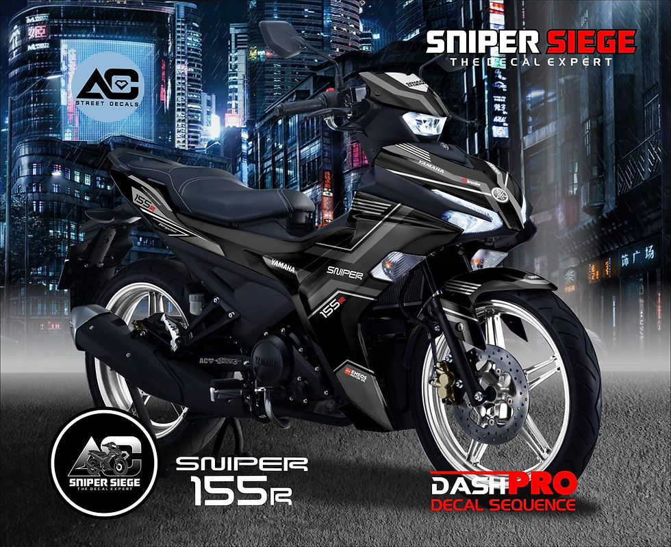 Thumbnail: Sniper 155 Dash Pro Decals