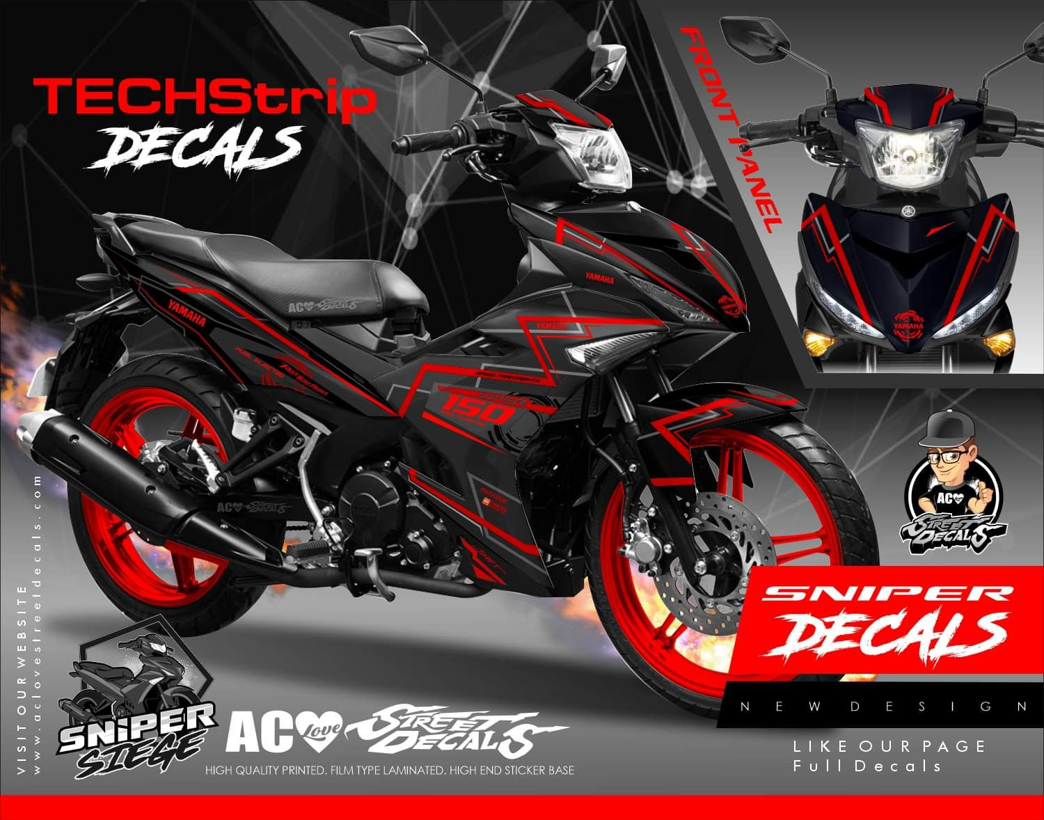 Sniper Tech Strip Decals