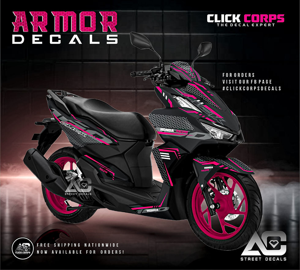 Thumbnail: CLICK 160 ARMOR DECALS