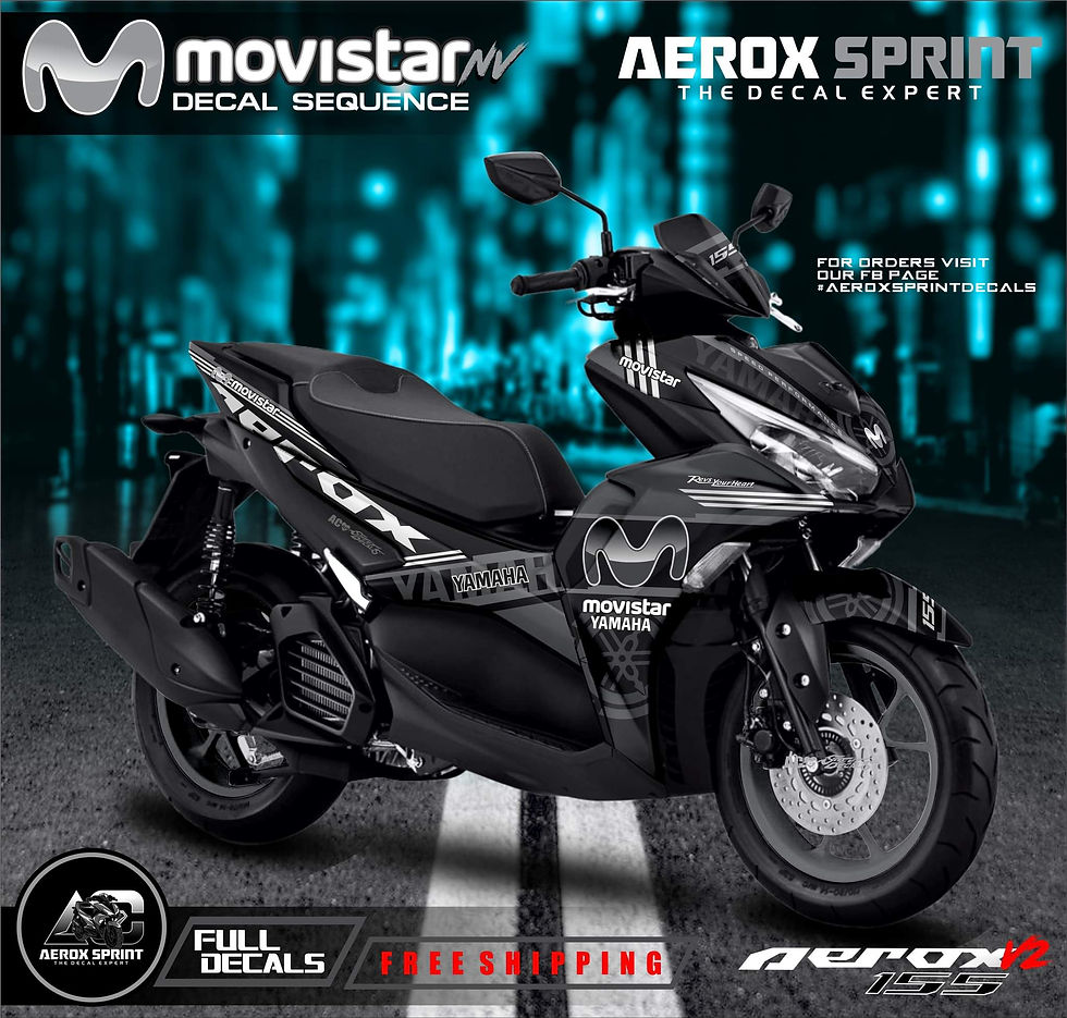 Thumbnail: Aerox V2 Movistar Decal Sequence