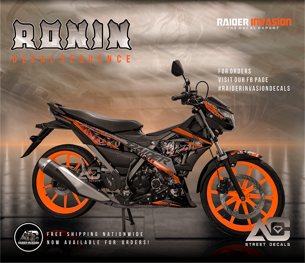 Thumbnail: Raider 150 FI Ronin Decals