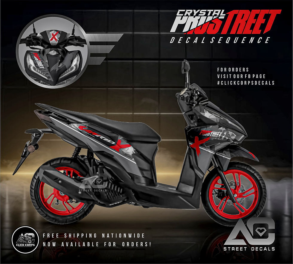 Thumbnail: CLICK V3 PRO-CRYSTAL DECALS