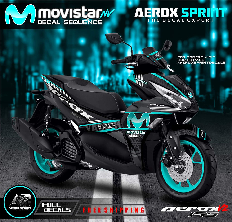 Thumbnail: Aerox V2 Movistar Decal Sequence