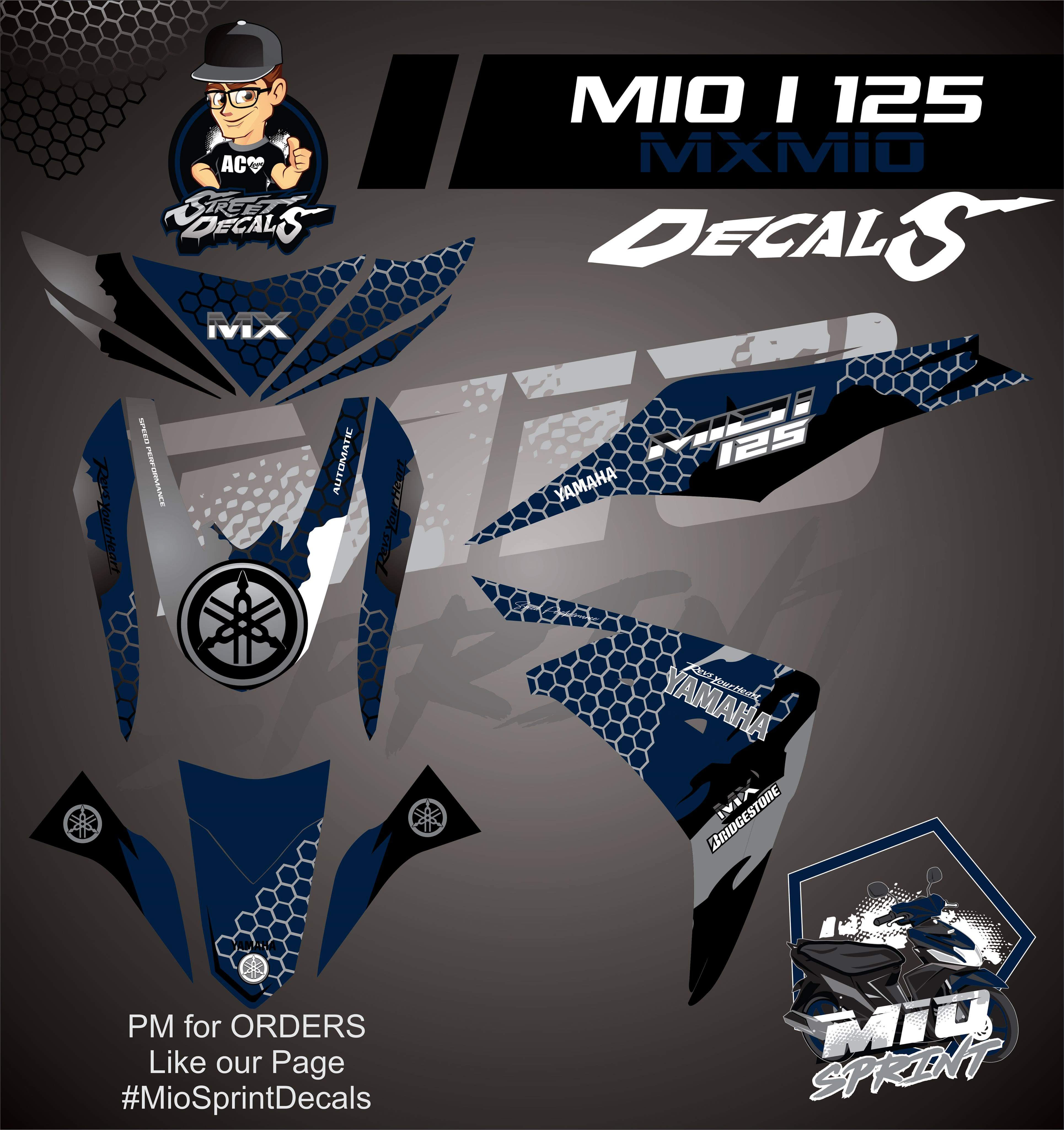 MX Mio Decals