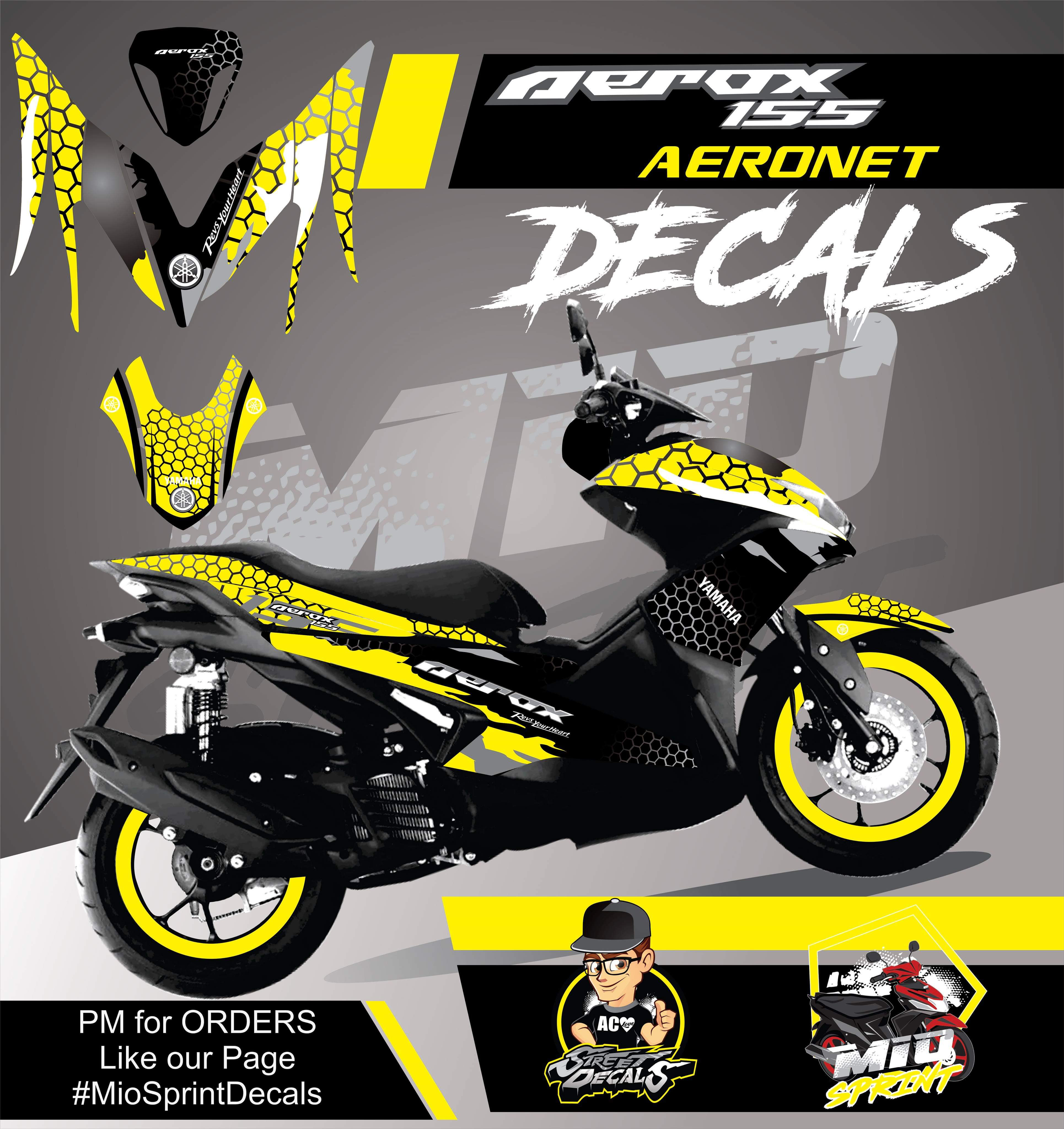 AERONET DECALS AEROX 155