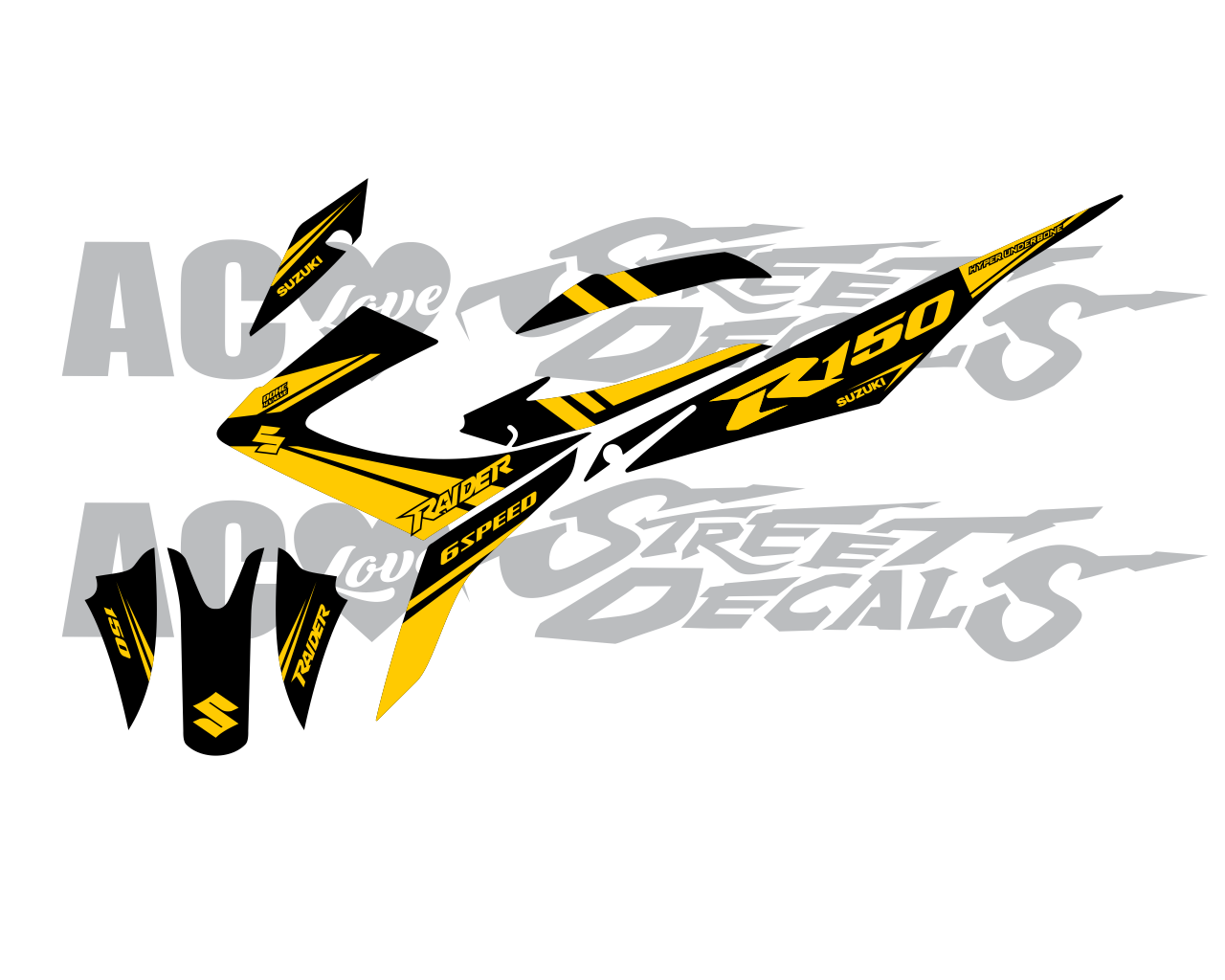 Raider Reborn Yellow Decals