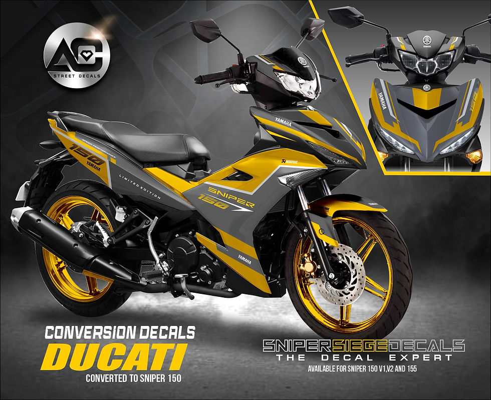 Thumbnail: SNIPER 150 DU*CATI CONVERSION DECALS