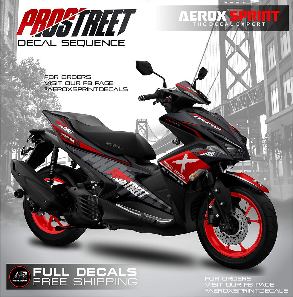 Aerox Prostreet Decals