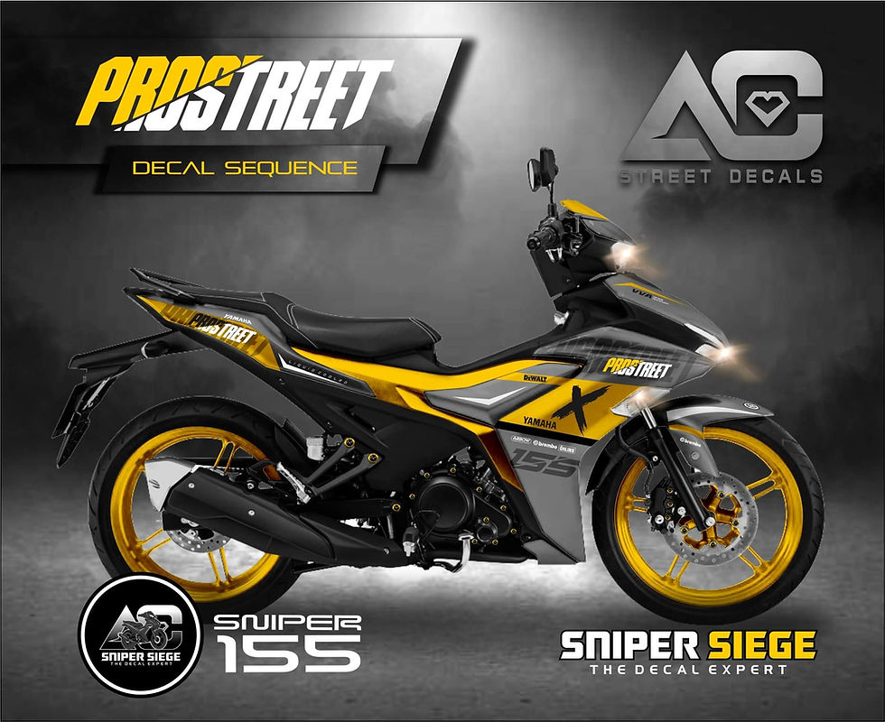 Thumbnail: Sniper 155 Prostreet Decals