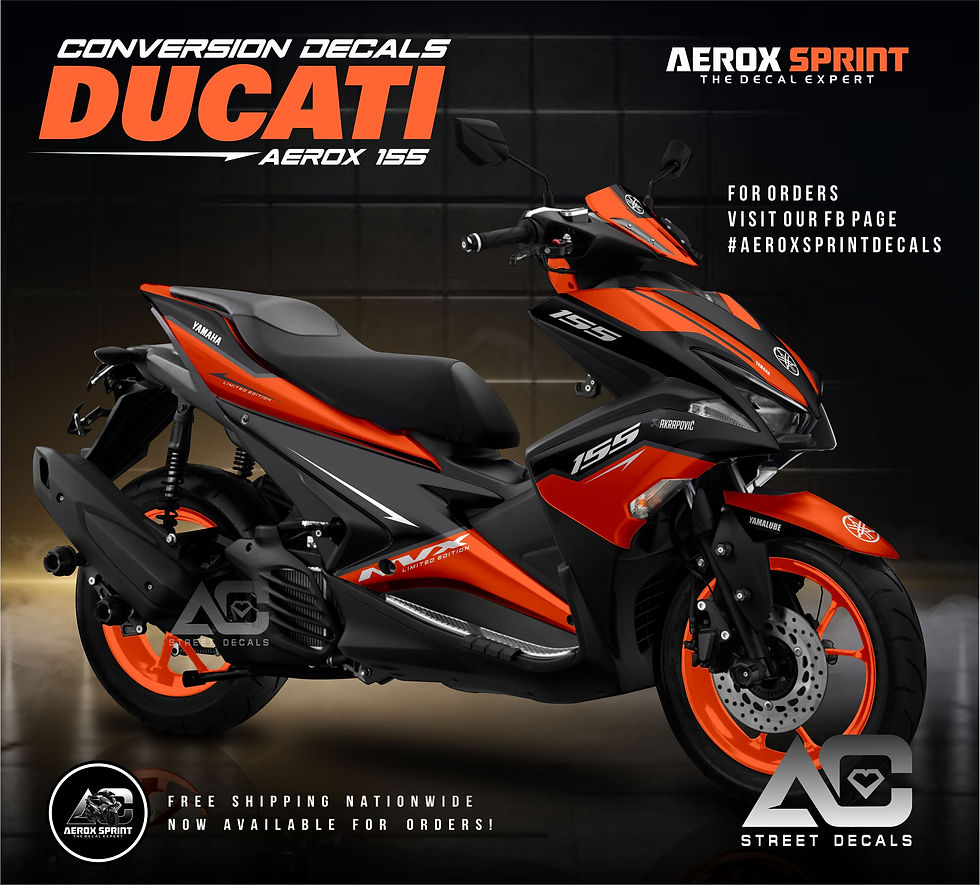 Thumbnail: AEROX DUCA*TI DECALS 