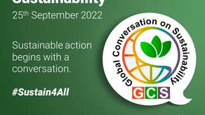 Reminder: Global Conversation on Sustainability (GCS)