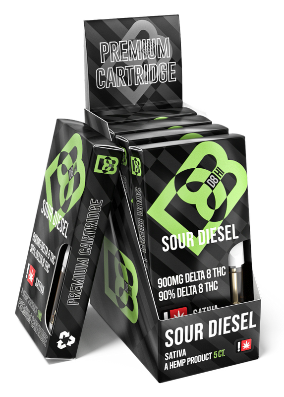 Thumbnail: D8 HI 900mg Delta 8 Premium Cartridge (Sativa)