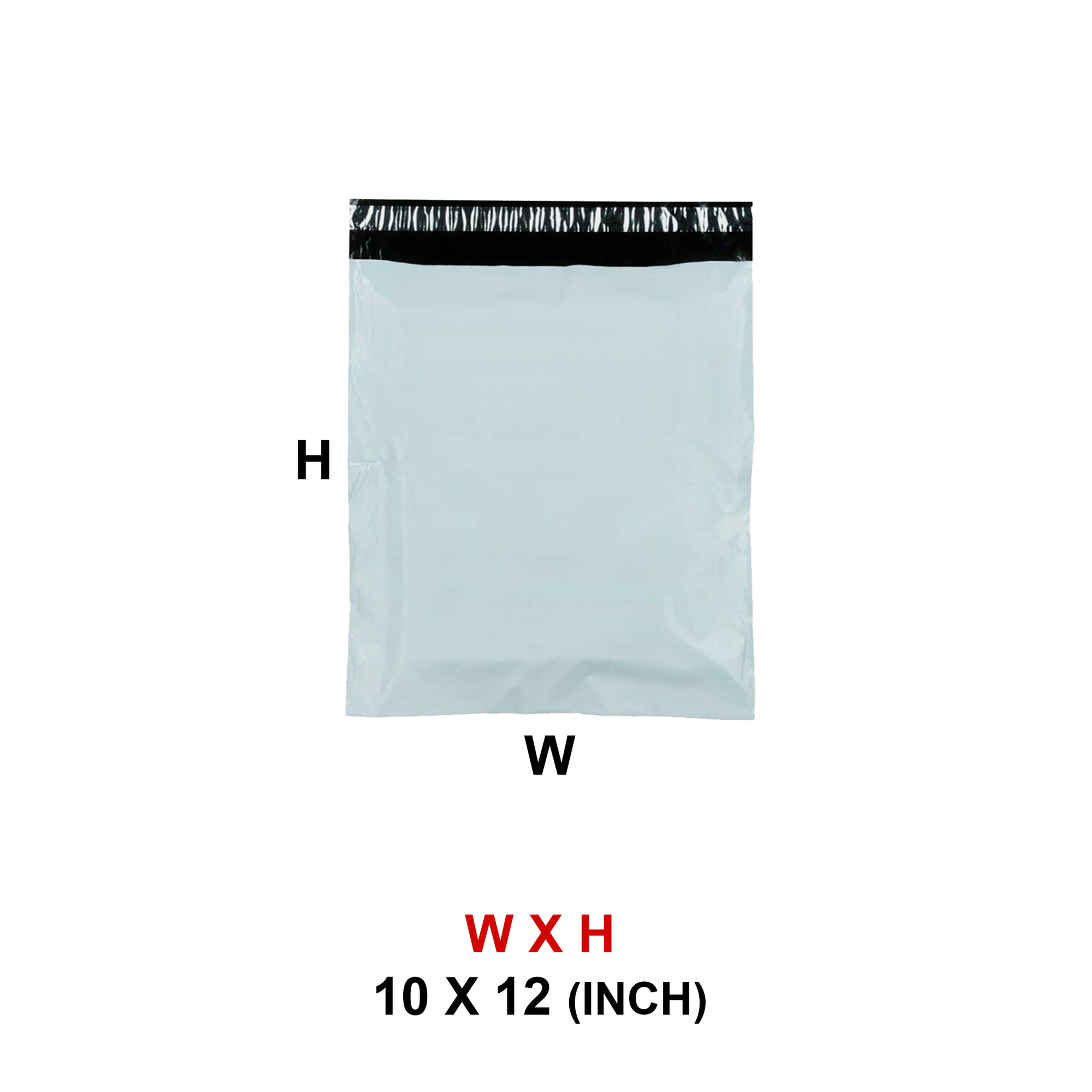 10 X 12 PLAIN COURIER SHIPPING BAG - PACK OF 100 NOS