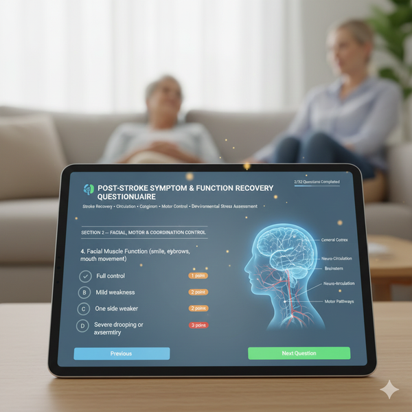 Post Stroke Cover Image ( Example of the program on a computer screen)