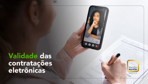 Validade das contratações eletronicas