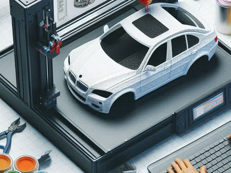 Pintura Automotiva em Impressão 3D: Guia para um Acabamento Profissional