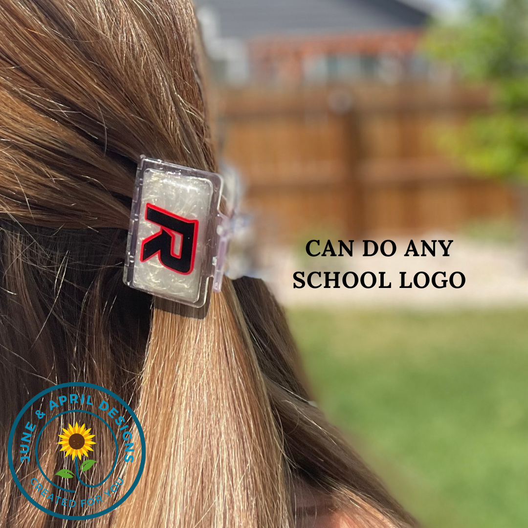 Roosevelt "R" 2" Hair Clip