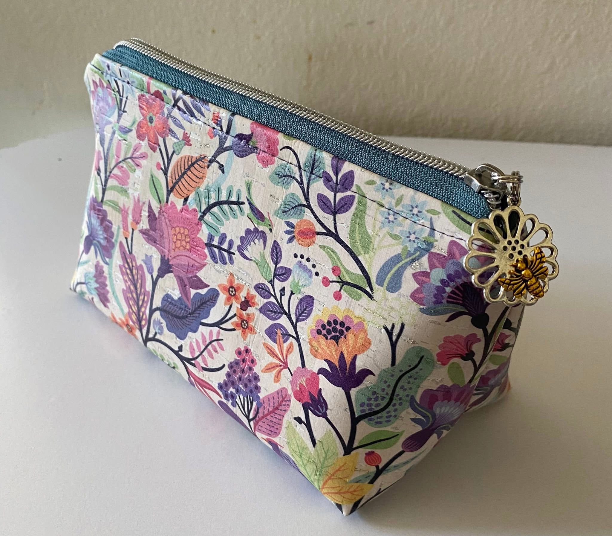 Printed Cork Flat Bottom Pouch