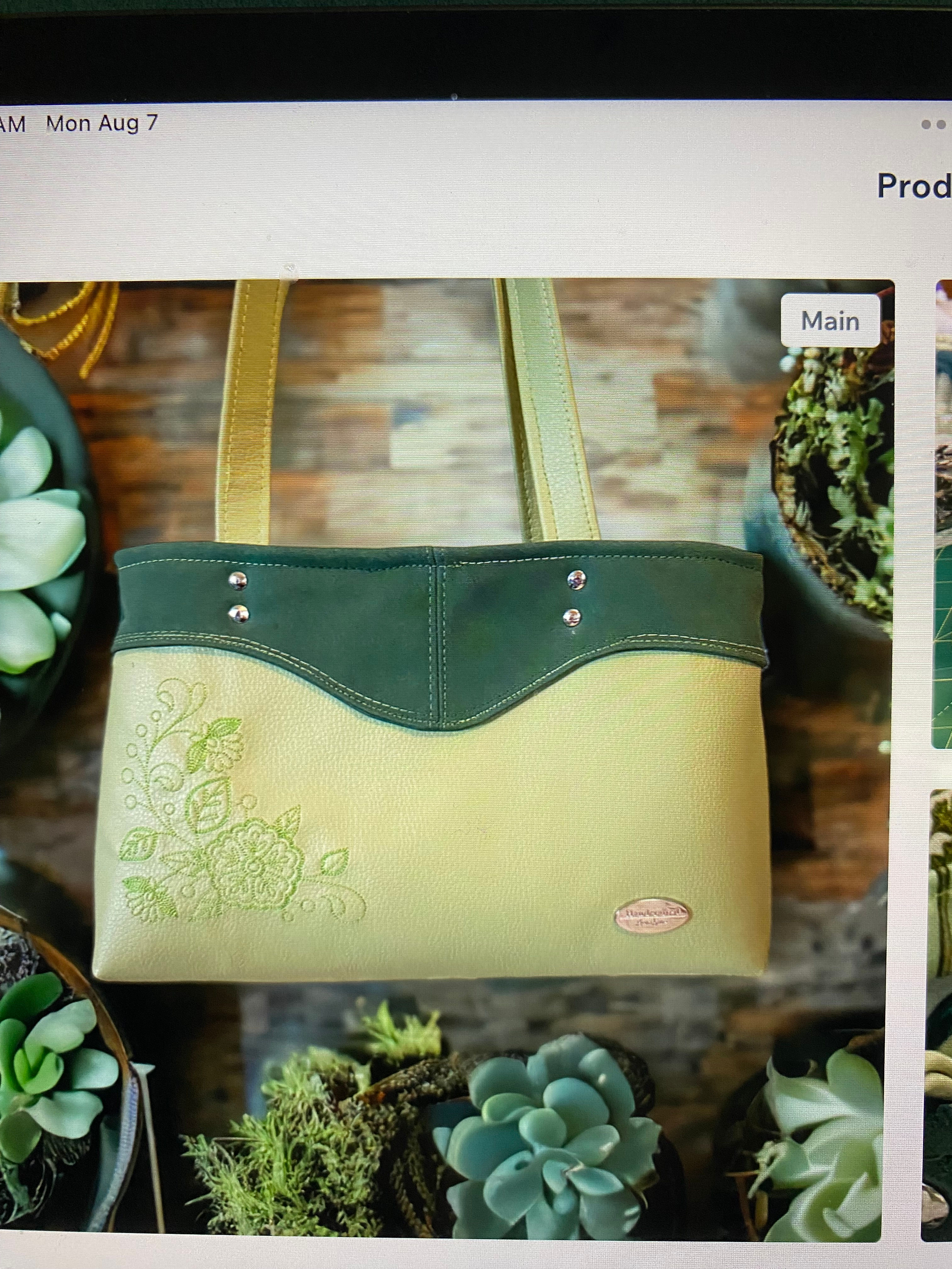 Faux Leather Handbag