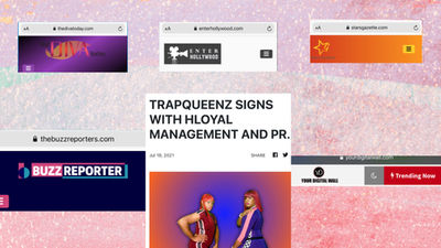 TRAPQUEENZ SIGNS WITH HLOYAL MANAGEMENT & PR