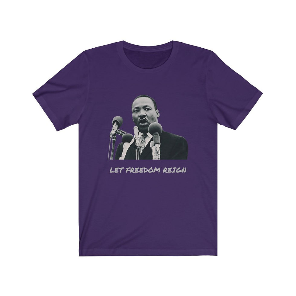 Thumbnail: CAVELLE "MLK" Unisex Jersey Short Sleeve Tee - 13 colors