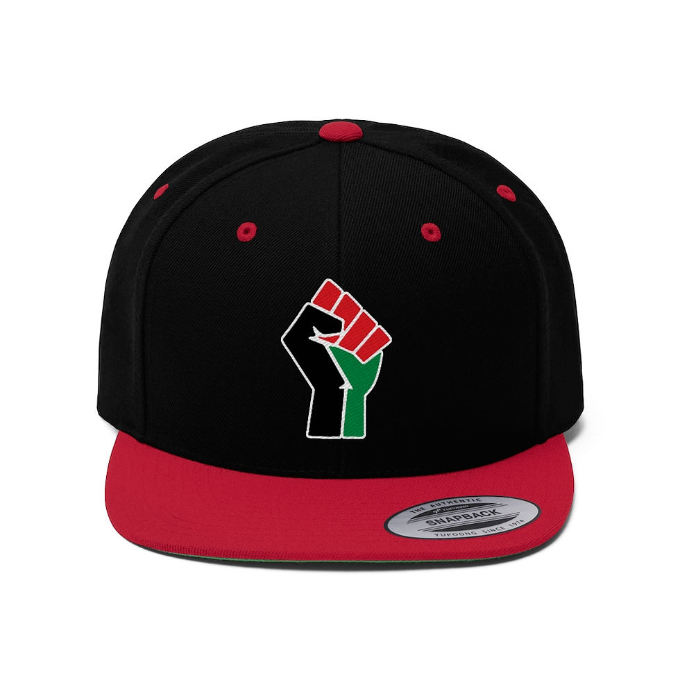 Thumbnail: CAVELLE "Civil Rights Fist" Unisex Flat Bill Hat - 6 colors
