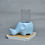 Thumbnail: Ceramic Elephant Drinking Water Bowl with Tray