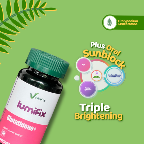 lumifix glutathione LumiFix Partner Pack Bundle with Cosmo Cee 60s For Skin Whitening,  Moisturizing