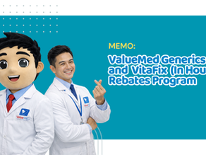 Memo 2026-003: Revised Generics & VitaFix Rebates Program (Superseding Previous Issuances)