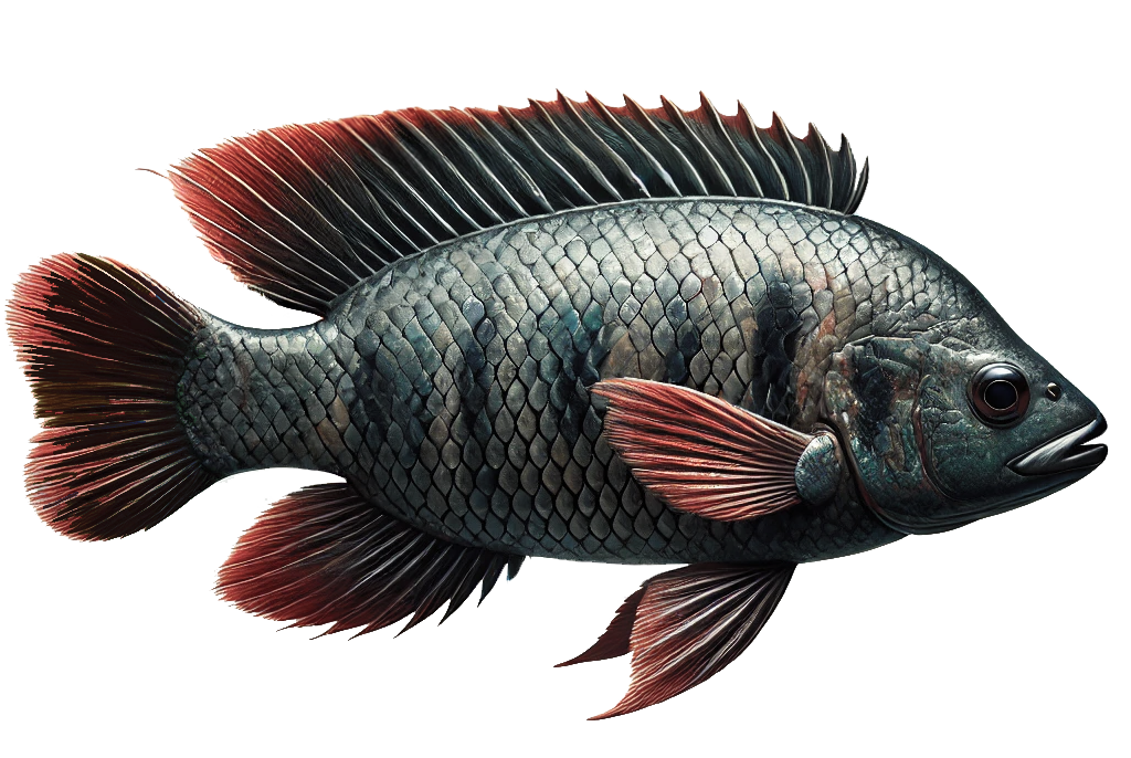 Illustration of Mozambique Tilapia