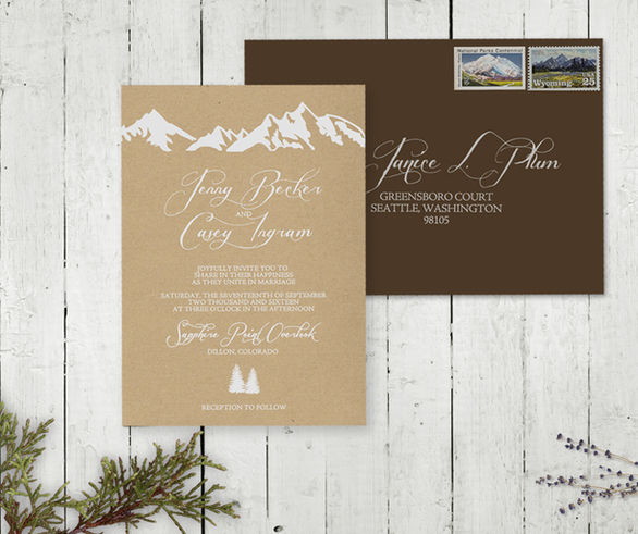 unique wedding invitations, custom wedding invitations, non-traditional wedding invitations, art-driven wedding invitations, one-of-a-kind wedding invitations, destination wedding invitations, vintage wedding invitations, dark wedding invitations, moody wedding invitations, brown wedding invitations, wedding weekend wedding invitations, itinerary wedding invitations, moose wedding invitations, white ink wedding invitations, kraft paper wedding invitations, mountain wedding invitations