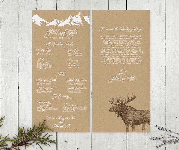 unique wedding invitations, custom wedding invitations, non-traditional wedding invitations, art-driven wedding invitations, one-of-a-kind wedding invitations, destination wedding invitations, vintage wedding invitations, dark wedding invitations, moody wedding invitations, brown wedding invitations, wedding weekend wedding invitations, itinerary wedding invitations, moose wedding invitations, white ink wedding invitations, kraft paper wedding invitations, mountain wedding invitations