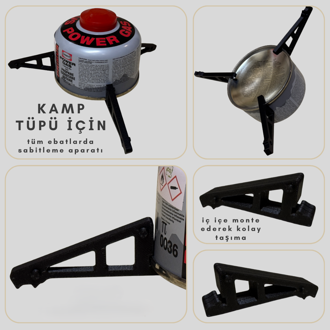 Safedock kamp tüpü standı