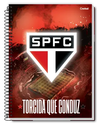 Miniatura: CADERNO ESP CAPA DURA 160 FLS 10X1 SÃO PAULO - 25712