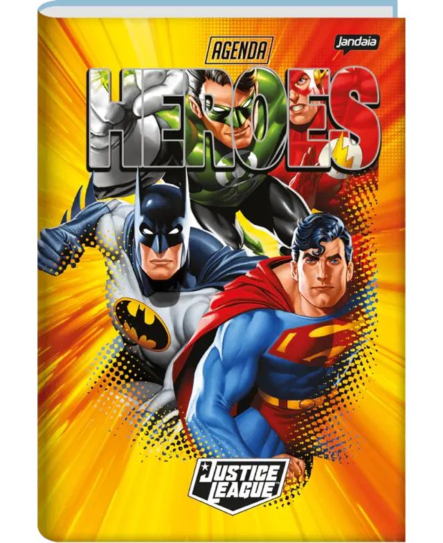Miniatura: Agenda Escolar Liga da Justiça Capa Dura