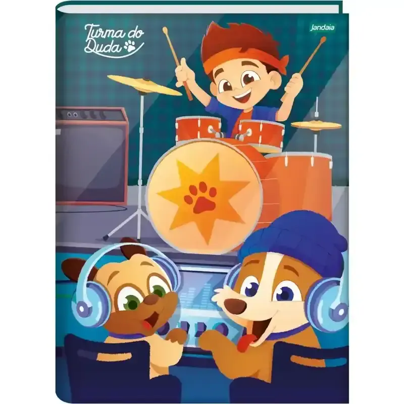 Miniatura: CADERNO BROCHURÃO CAPA DURA 80 FLS TURMA DO DUDA