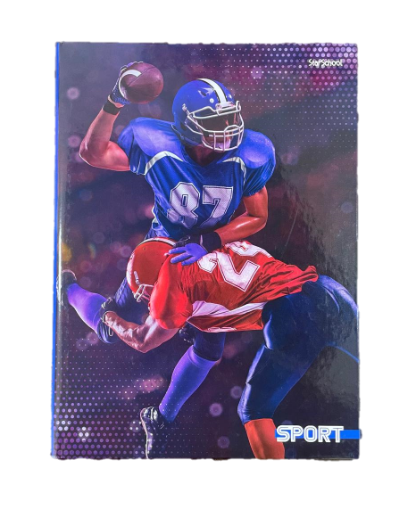 Miniatura: CADERNO BROCHURAO CAPA DURA 80 FLS SPORT