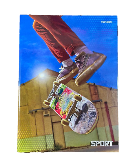 Miniatura: CADERNO BROCHURAO CAPA DURA 80 FLS SPORT