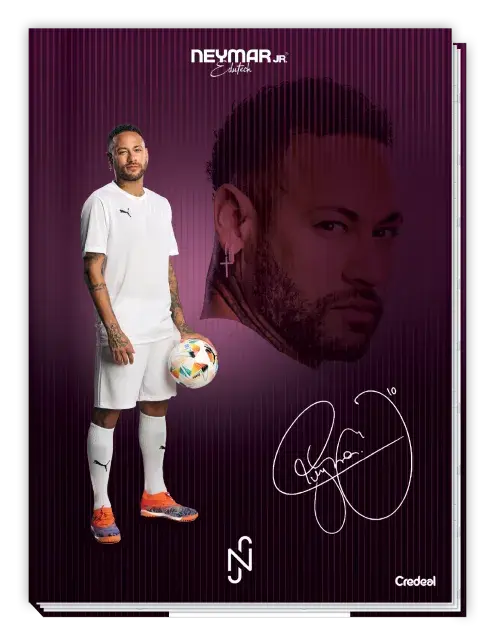 Miniatura: CADERNO BROCHURÃO CAPA DURA 80FLS NEYMAR JR - 26644