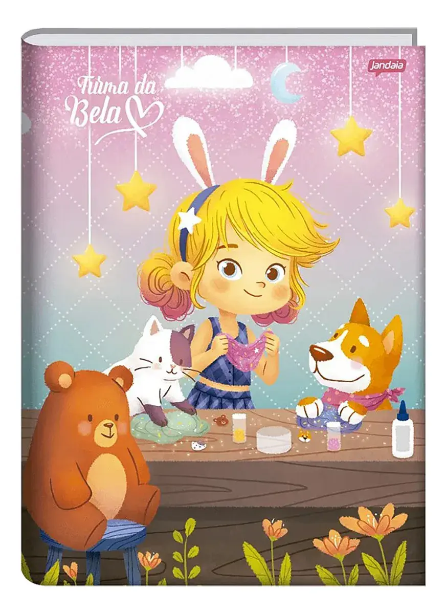 Miniatura: CADERNO BROCHURÃO CAPA DURA 80 FLS TURMA DA BELA