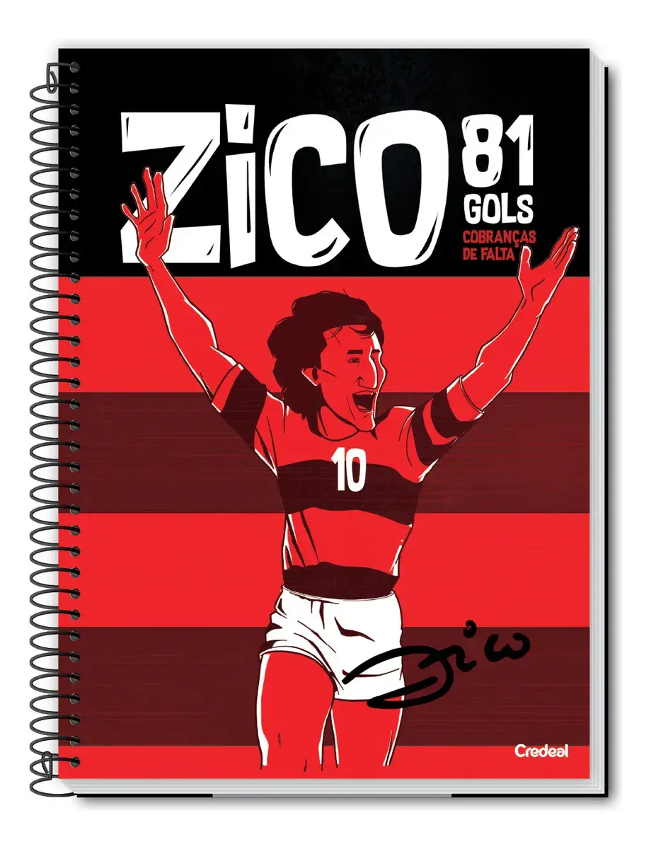 Miniatura: CADERNO ESP CAPA DURA 80 FLS 1X1 ZICO - 26648