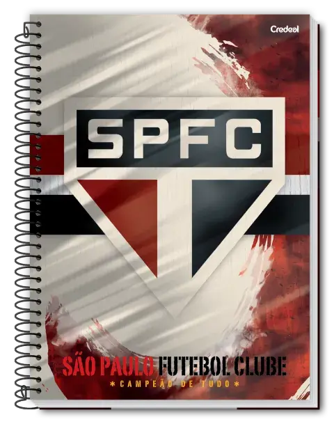 Miniatura: CADERNO ESP CAPA DURA 160 FLS 10X1 SÃO PAULO - 25712