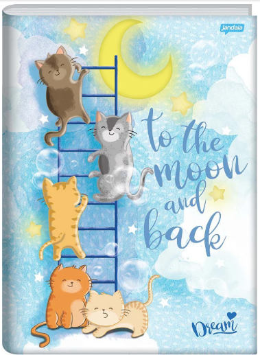 Miniatura: CADERNO BROCHURAO CAPA DURA 80 FLS DREAMS