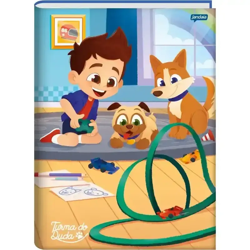 Miniatura: CADERNO BROCHURÃO CAPA DURA 80 FLS TURMA DO DUDA