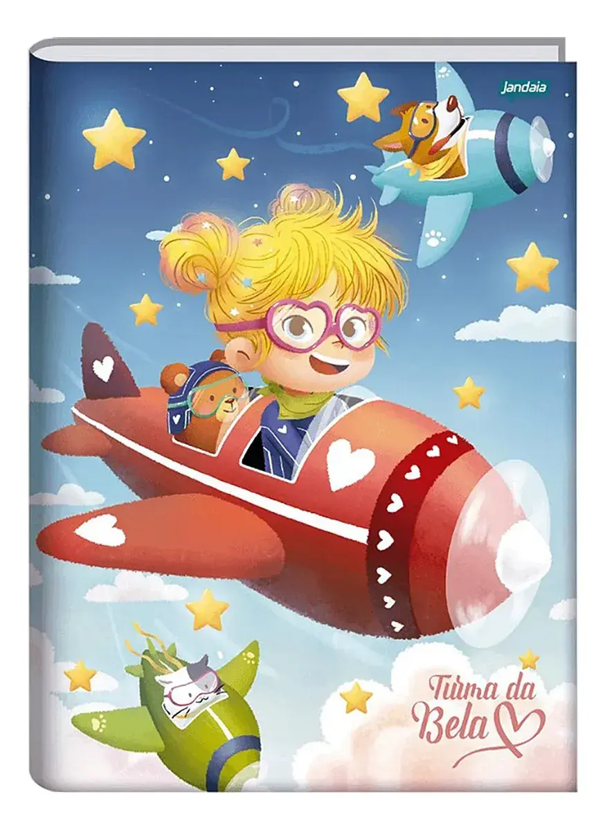 Miniatura: CADERNO BROCHURÃO CAPA DURA 80 FLS TURMA DA BELA